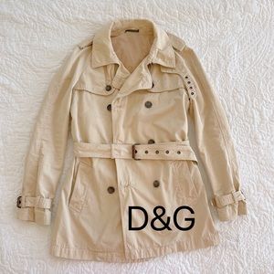 D&G mens beige coat